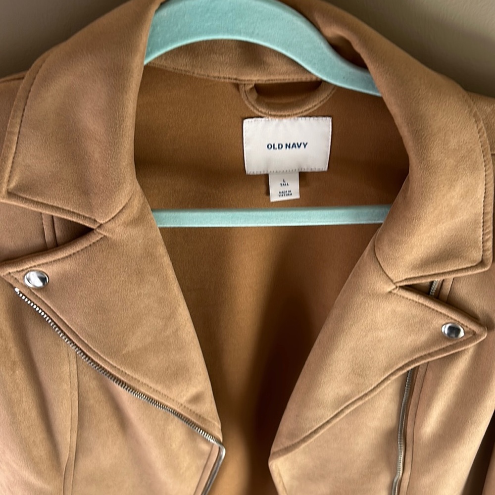 Suede bomber jacket